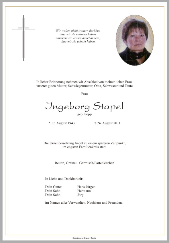 Ingeborg Stapel